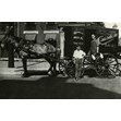 Milkman Moishe Stern with milk wagon, [ca. 1934]. Ontario Jewish Archives, Blankenstein Family Heritage Centre, fonds 33, series 1, item 22.|